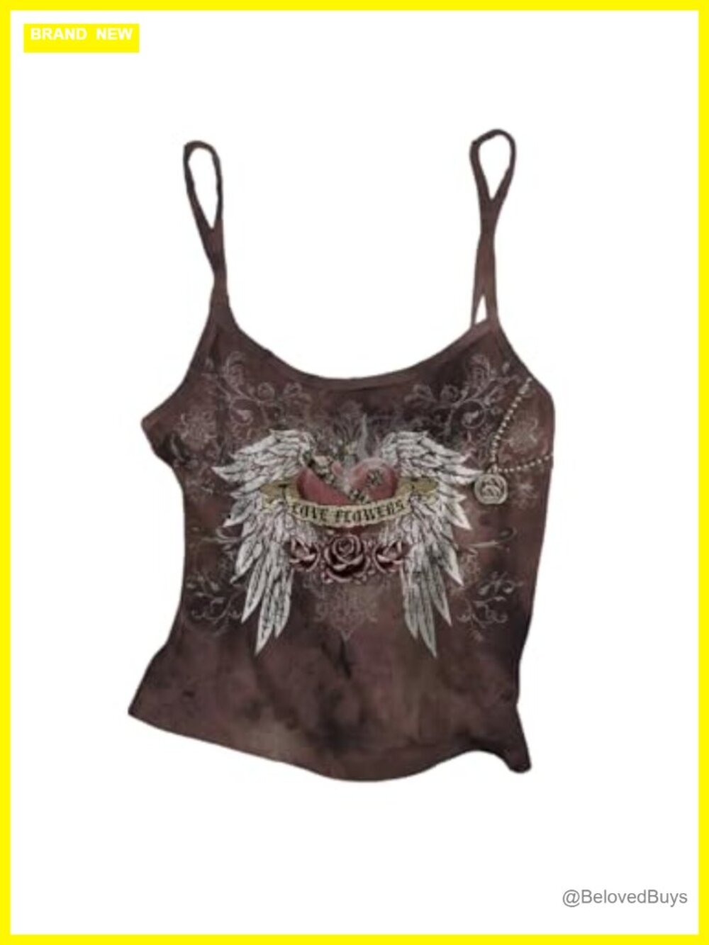 Women's Y2K Gothic Graphic Cami Crop Top Summer Sleeveless